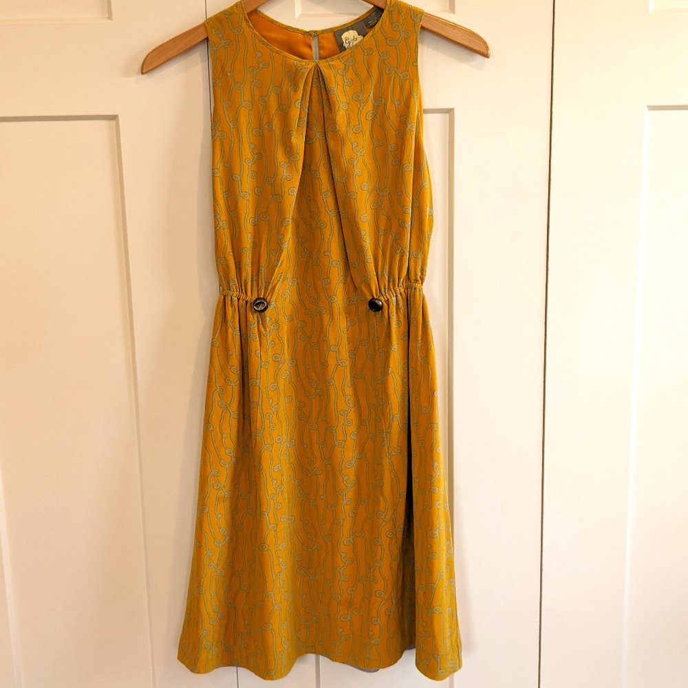 Anthropologie Girls From Savoy silk dress